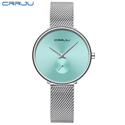 Fashion Women Watch Luxury Casual Simple Ladies Daily Dress Mesh Wristwatch Minimalist Waterproof Quartz Female Clock