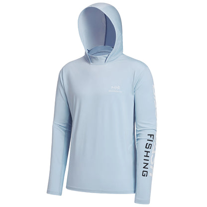 Bassdash UPF 50+ Men’S UV Sun Protection Long Sleeve Hooded Fishing Shirts