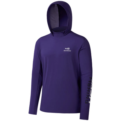 Bassdash UPF 50+ Men’S UV Sun Protection Long Sleeve Hooded Fishing Shirts