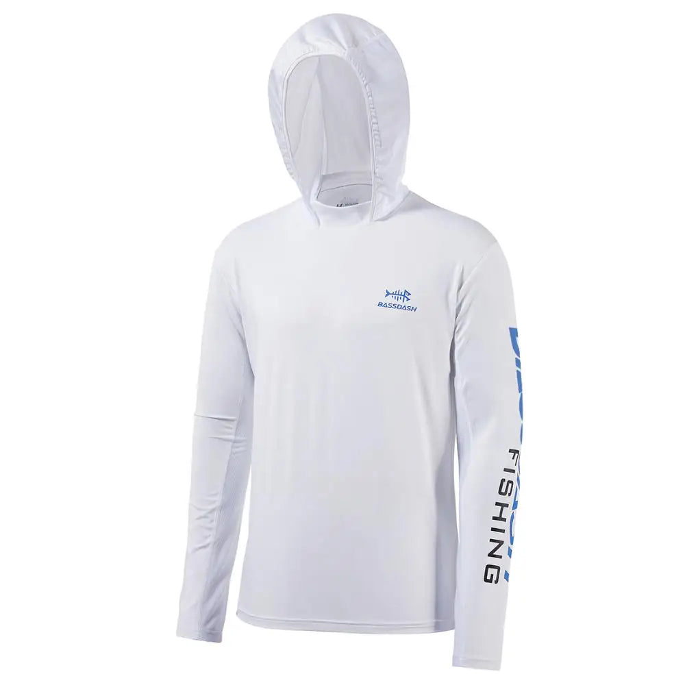 Bassdash UPF 50+ Men’S UV Sun Protection Long Sleeve Hooded Fishing Shirts