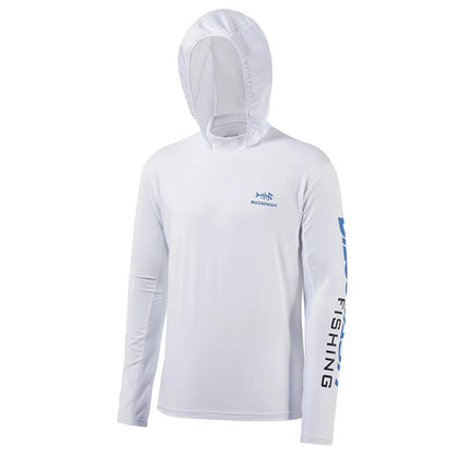 Bassdash UPF 50+ Men’S UV Sun Protection Long Sleeve Hooded Fishing Shirts