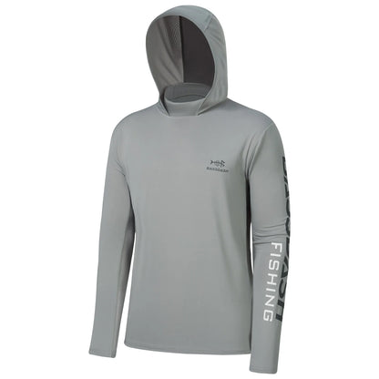 Bassdash UPF 50+ Men’S UV Sun Protection Long Sleeve Hooded Fishing Shirts