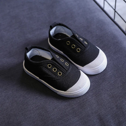 Candy Color Kids Shoes for Girl Children Canvas Shoes White Sneakers Comfortable Boys Flat School Shoes