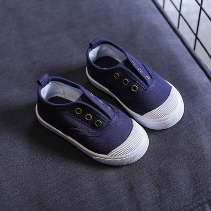 Candy Color Kids Shoes for Girl Children Canvas Shoes White Sneakers Comfortable Boys Flat School Shoes